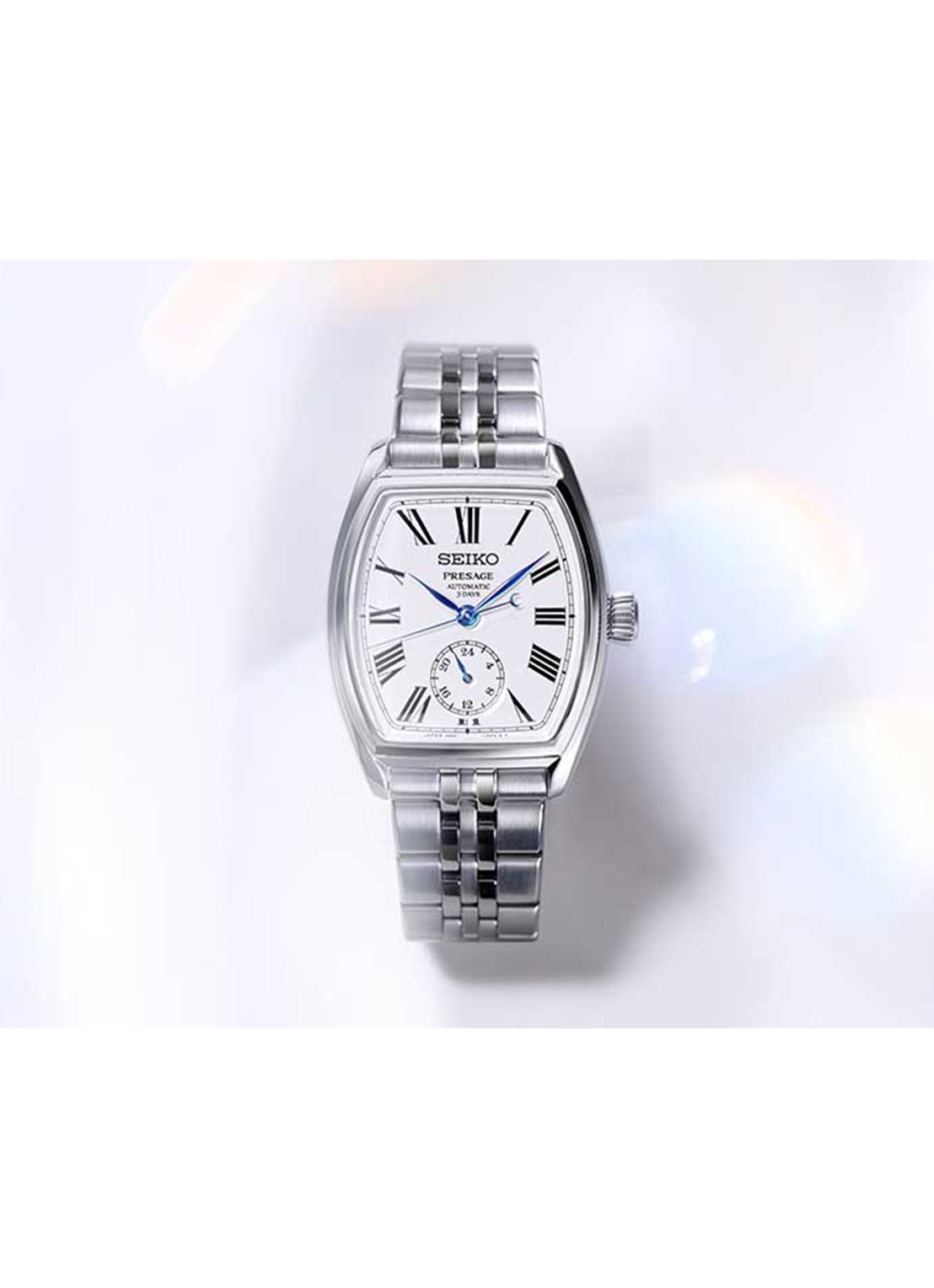 Seiko Presage Automatic horloge SPB537J1 - detail 4 zilver