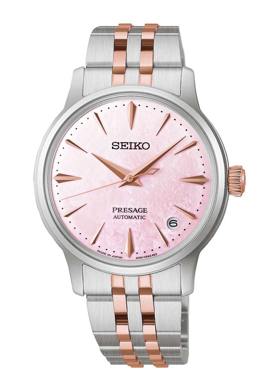 Seiko Presage Automatic horloge SRPM06J1 - Limited Edition - voorkant zilver