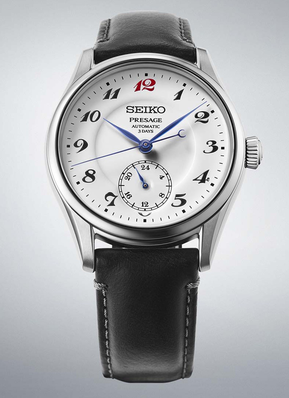 Seiko Presage Classic horloge HCC005J1 - detail zilver