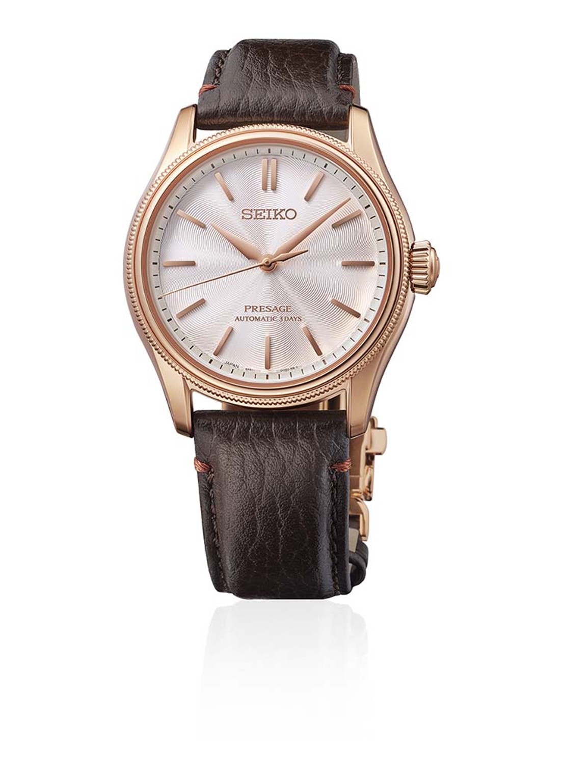Seiko Presage Classic horloge HCC008J1 - Limited Edition - detail roségoud