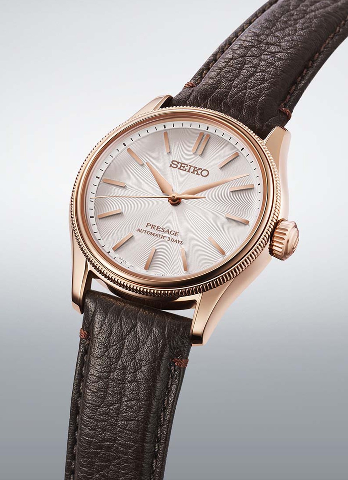 Seiko Presage Classic horloge HCC008J1 - Limited Edition - detail 2 roségoud