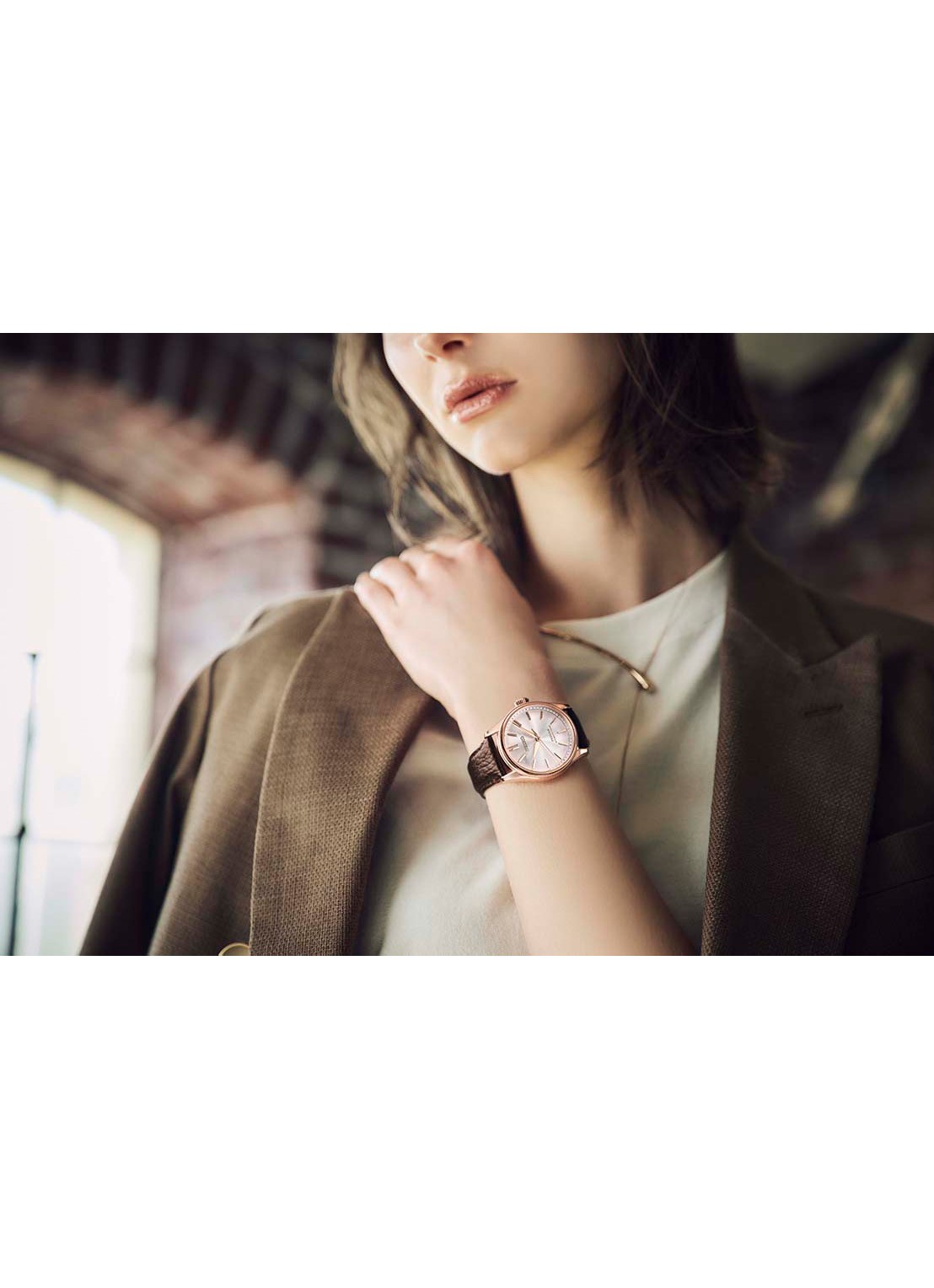 Seiko Presage Classic horloge HCC008J1 - Limited Edition - detail 5 roségoud