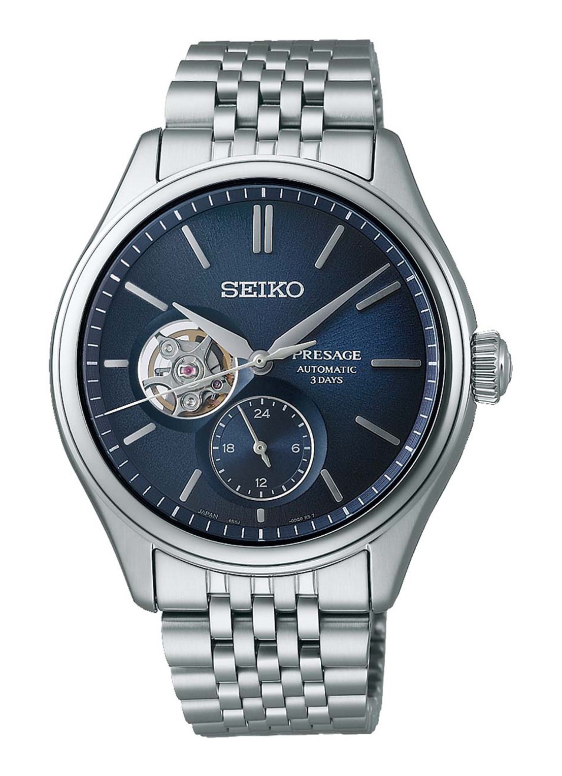Seiko Presage Classic horloge SPB527J1 - voorkant zilver