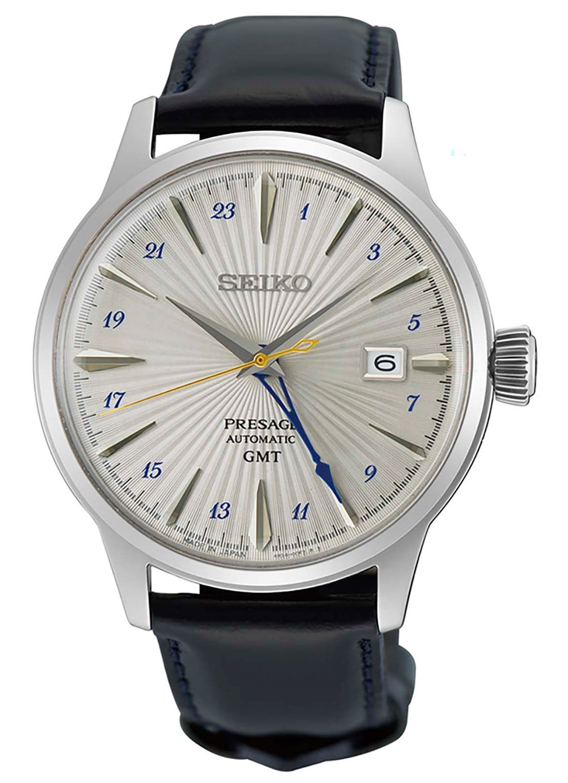 Seiko Presage Cocktail horloge SSK049J1 - voorkant zilver