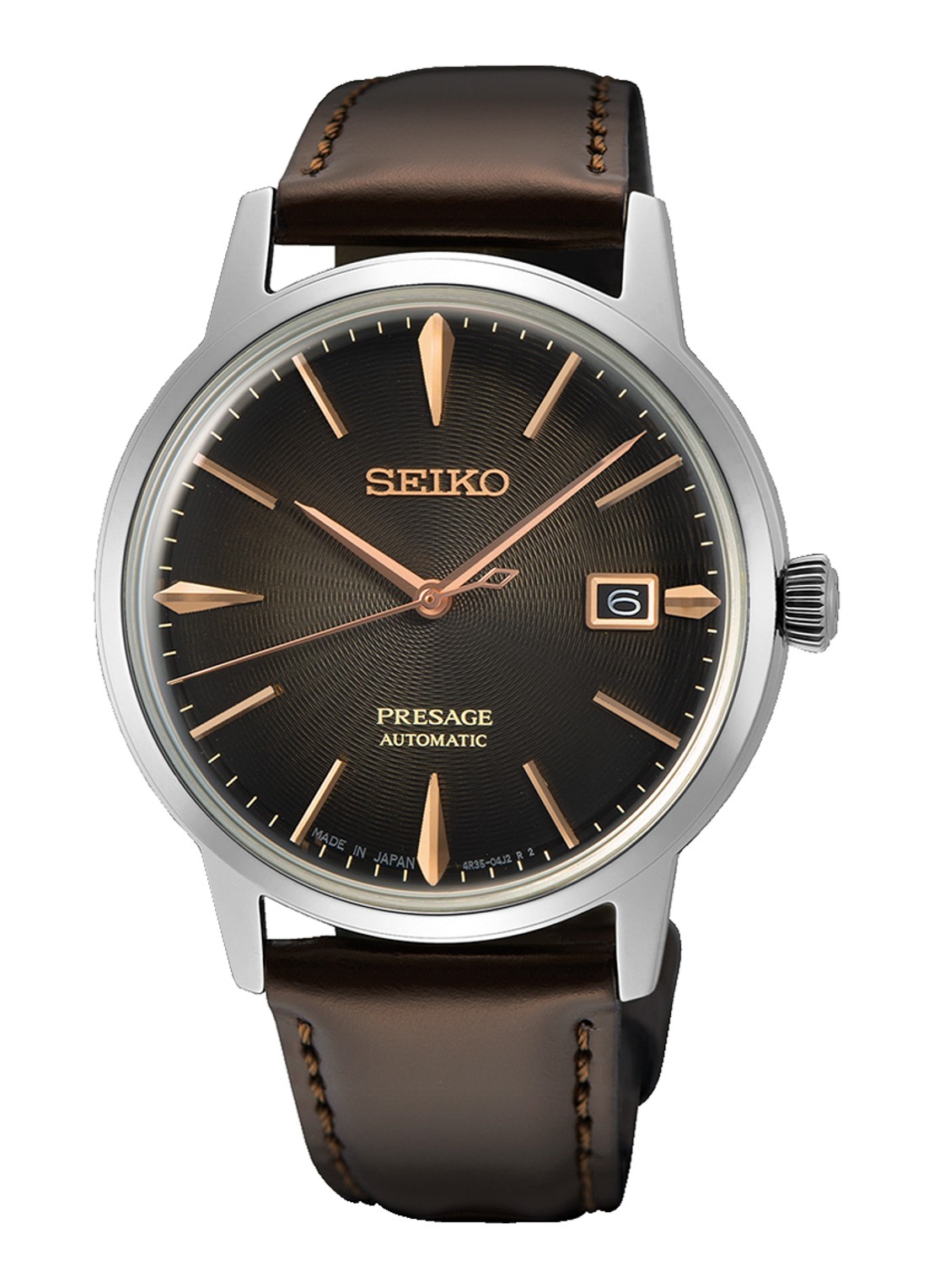 Seiko Presage horloge SRPJ17J1 - voorkant zilver