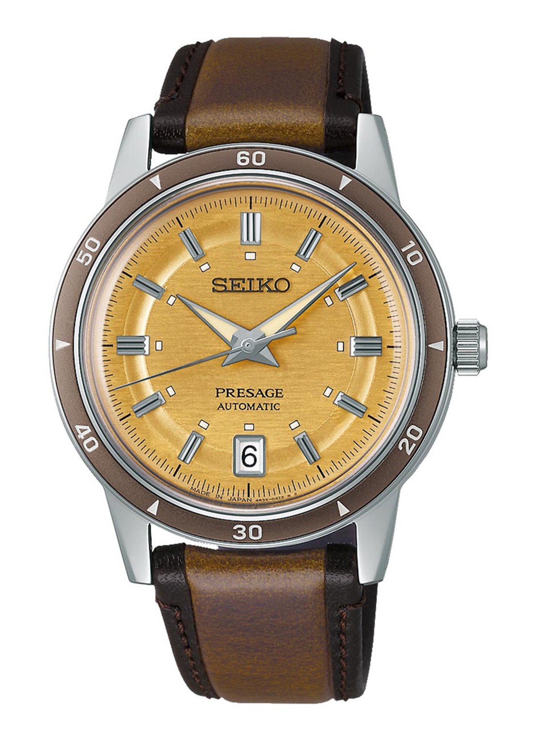 Seiko Presage horloge SRPL75J1 - voorkant zilver