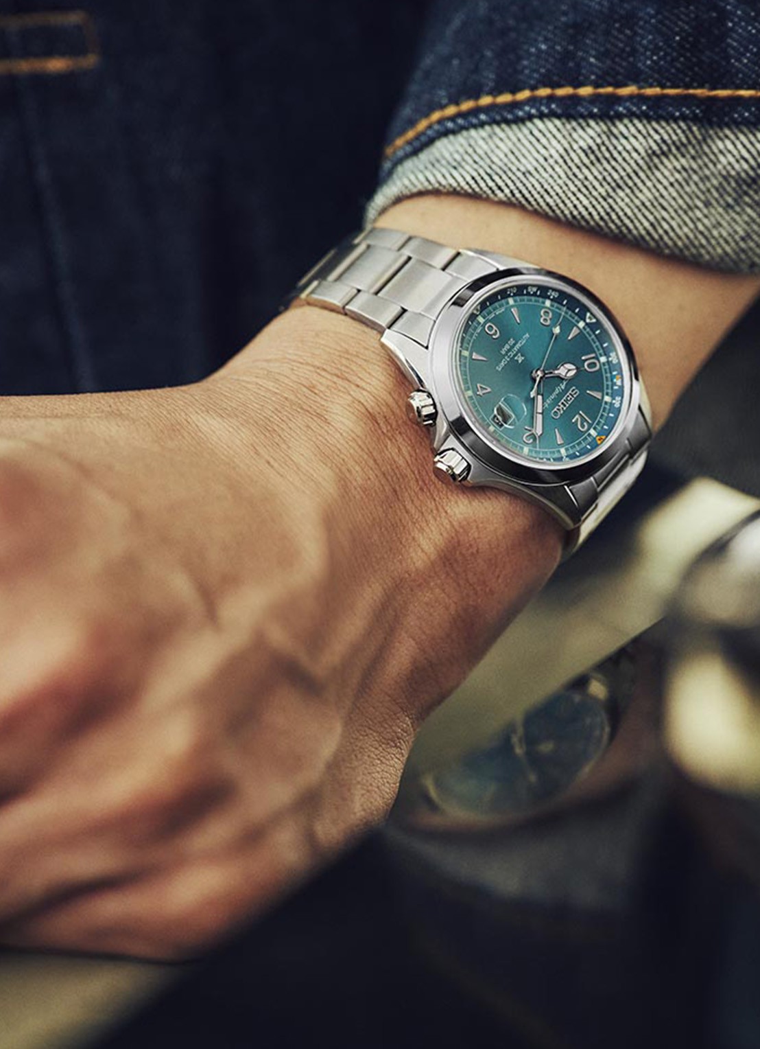 Seiko Prospex Alpinist horloge SPB503J1 - voorkant 4 zilver