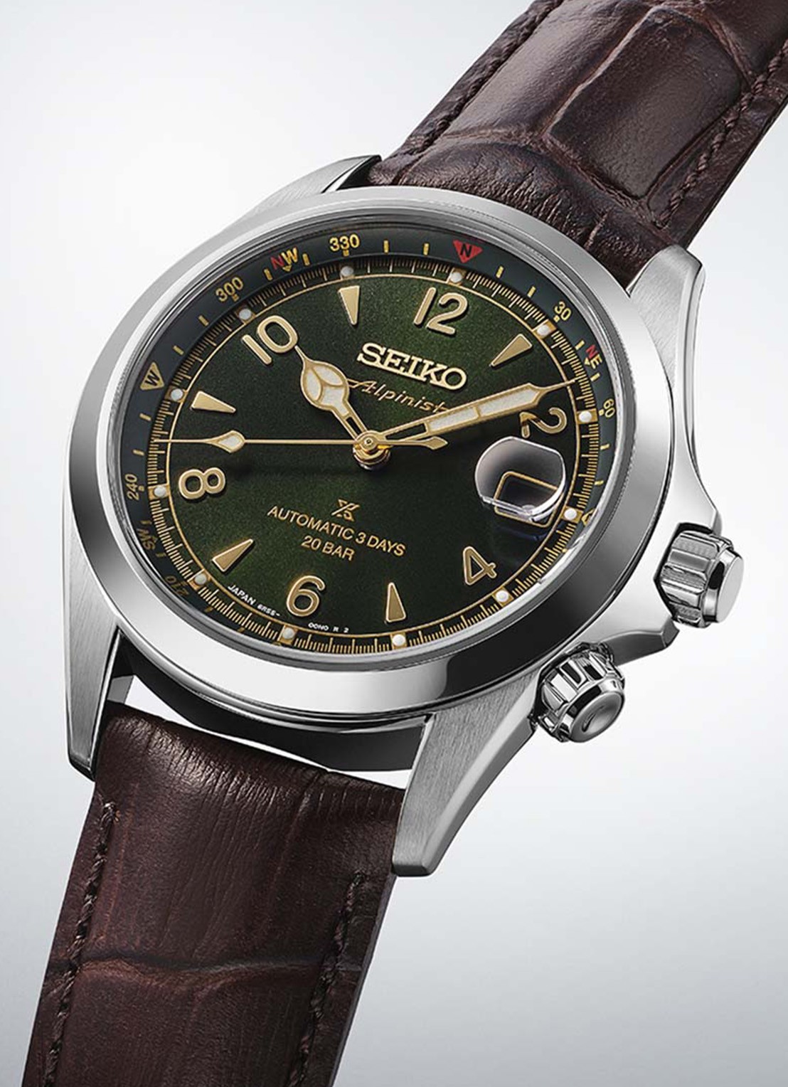 Seiko Prospex Alpinist horloge SPB507J1 - Limited Edition - detail 2 zilver