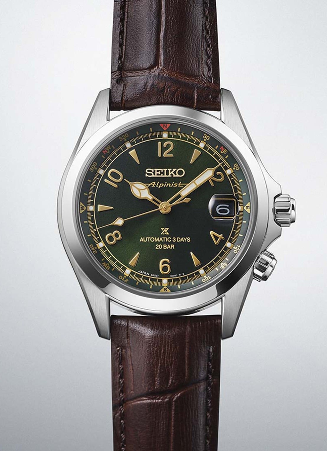 Seiko Prospex Alpinist horloge SPB507J1 - Limited Edition - detail 3 zilver