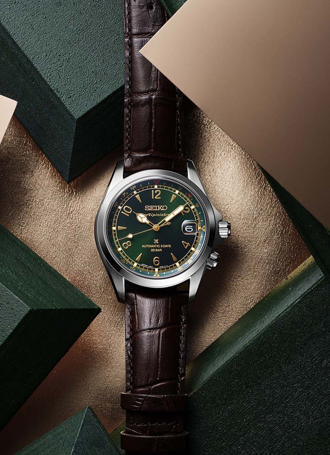 Seiko Prospex Alpinist horloge SPB507J1 - Limited Edition - voorkant 6 zilver