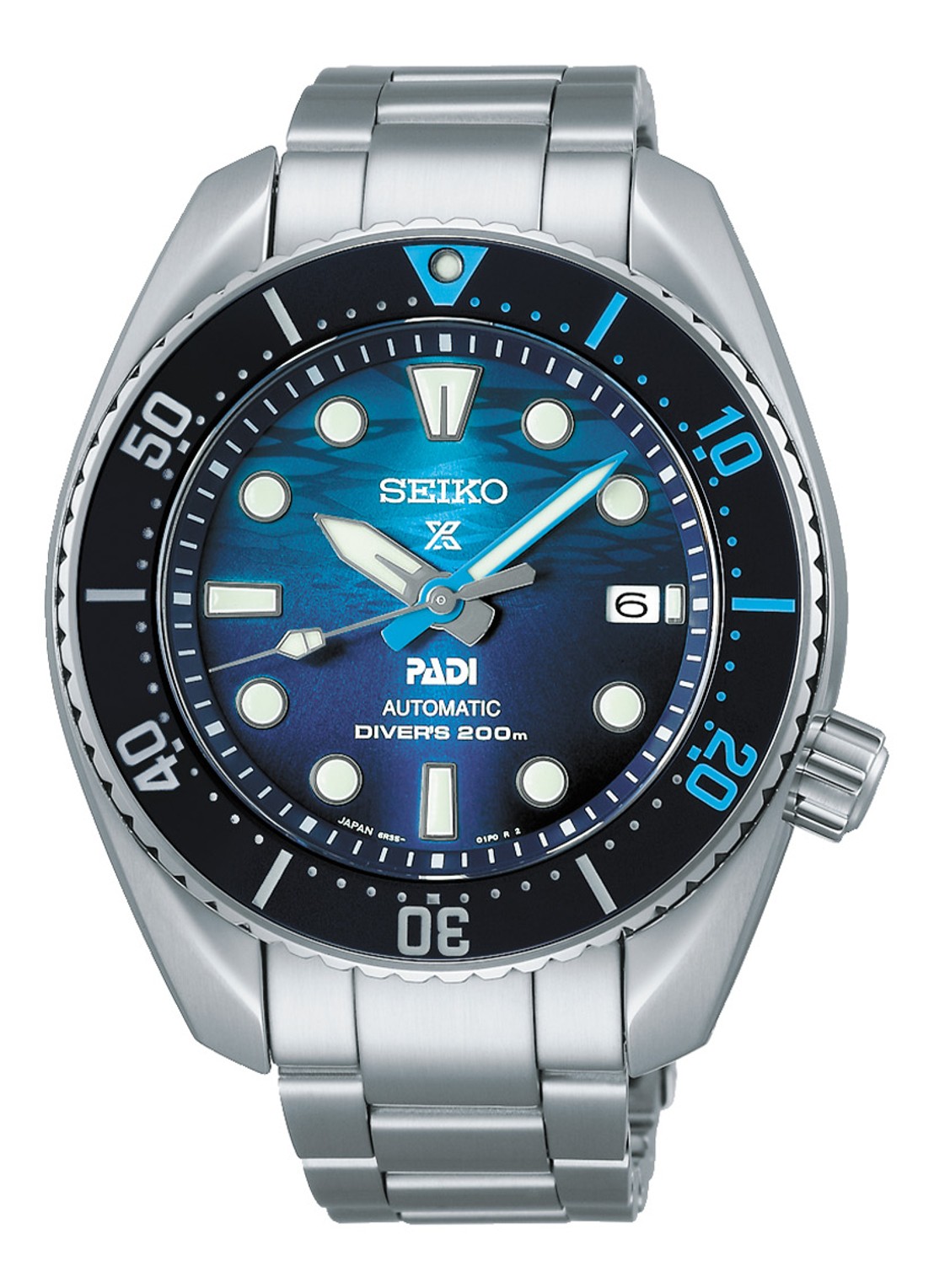 Seiko Prospex Automatic Special Edition horloge SPB375J1 - voorkant zilver
