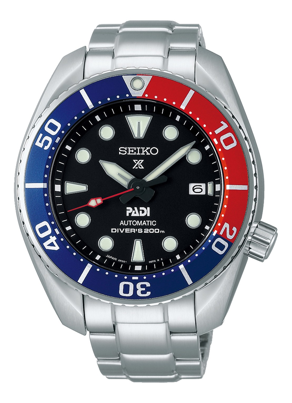 Seiko Prospex Padi Diver horloge SPB181J1 - voorkant zilver