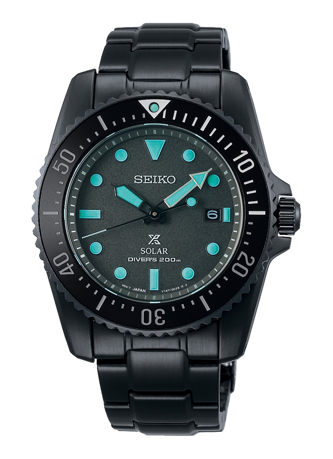 Seiko Prospex Solar horloge SNE587P1 - voorkant zwart