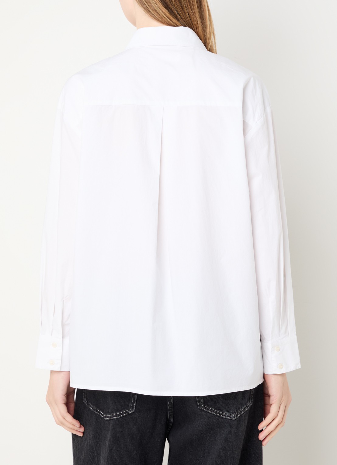 Selected Esther blouse met kraag - achterkant 2 wit