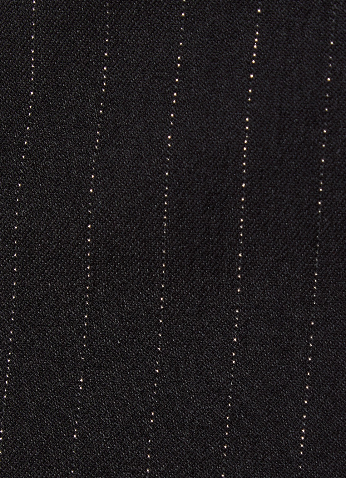 Selected Feli top met krijtstreep en glansdraad - detail 5 zwart