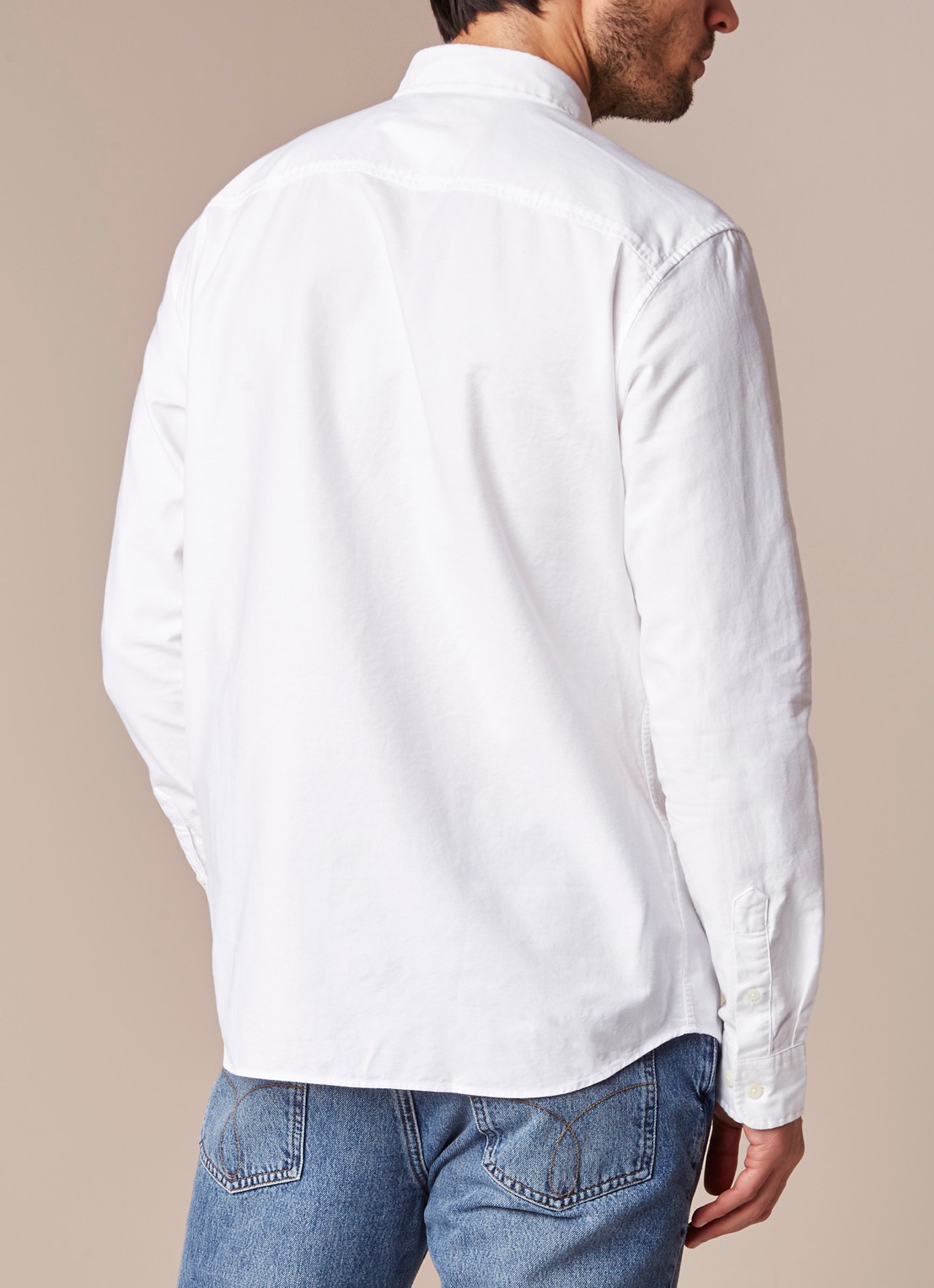 Selected Homme Collect regular fit Oxford overhemd - achterkant 4 wit