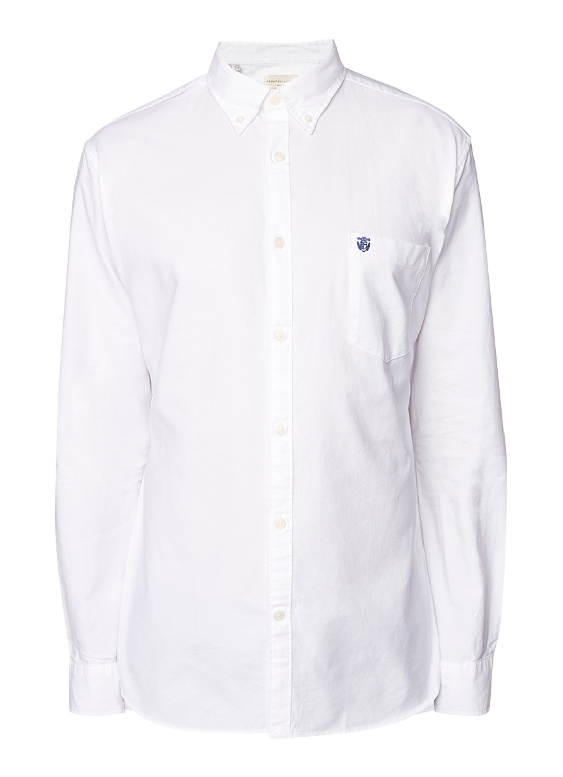 Selected Homme Collect regular fit Oxford overhemd - voorkant wit