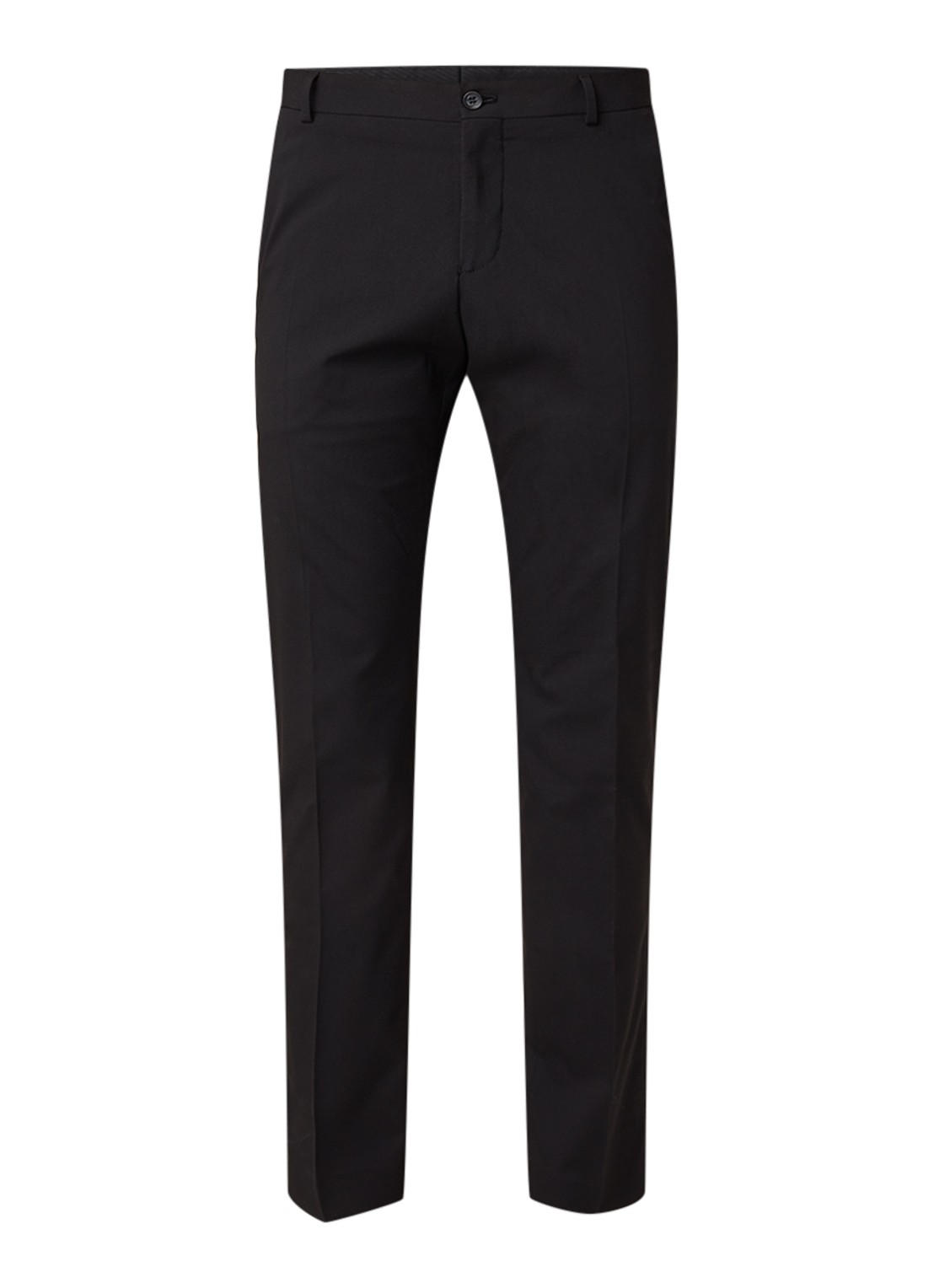 Selected Homme Mylo Logan slim fit pantalon - voorkant 4 zwart