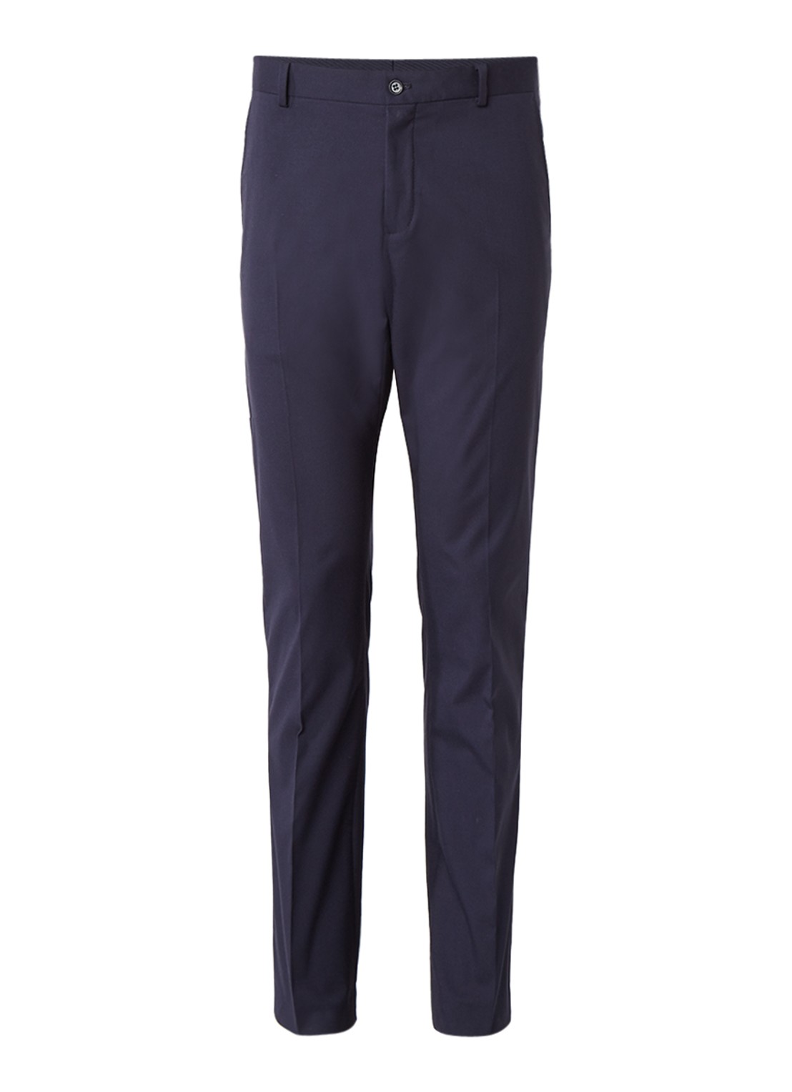 Selected Homme Mylo Logan slim fit pantalon - voorkant 2 donkerblauw