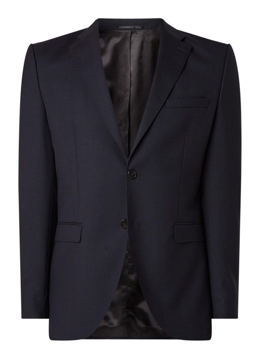 Selected Homme Mylohigh regular fit colbert van wol - voorkant 3 donkerblauw