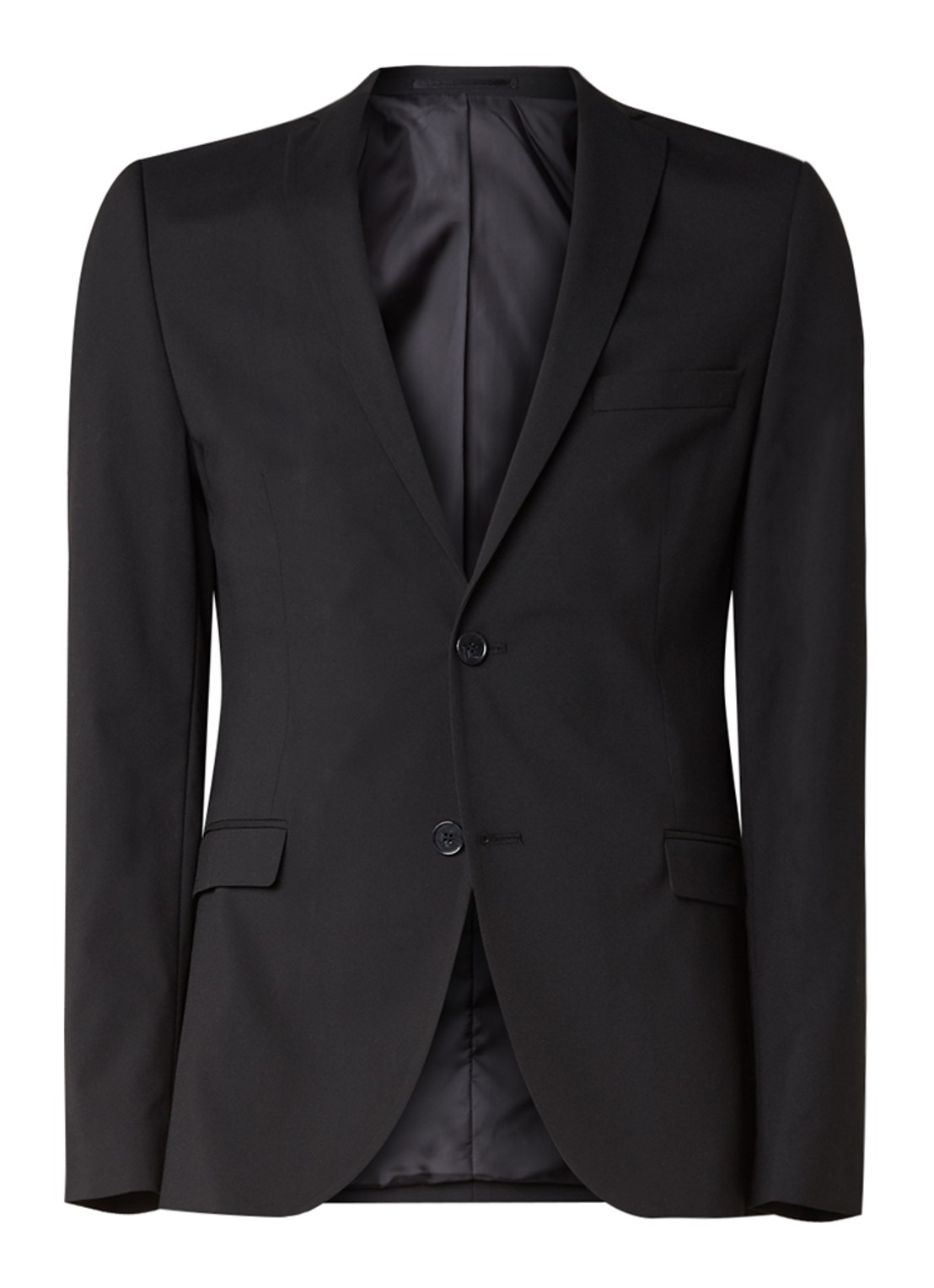 Selected Homme One Mylo slim fit colbert - voorkant 2 zwart
