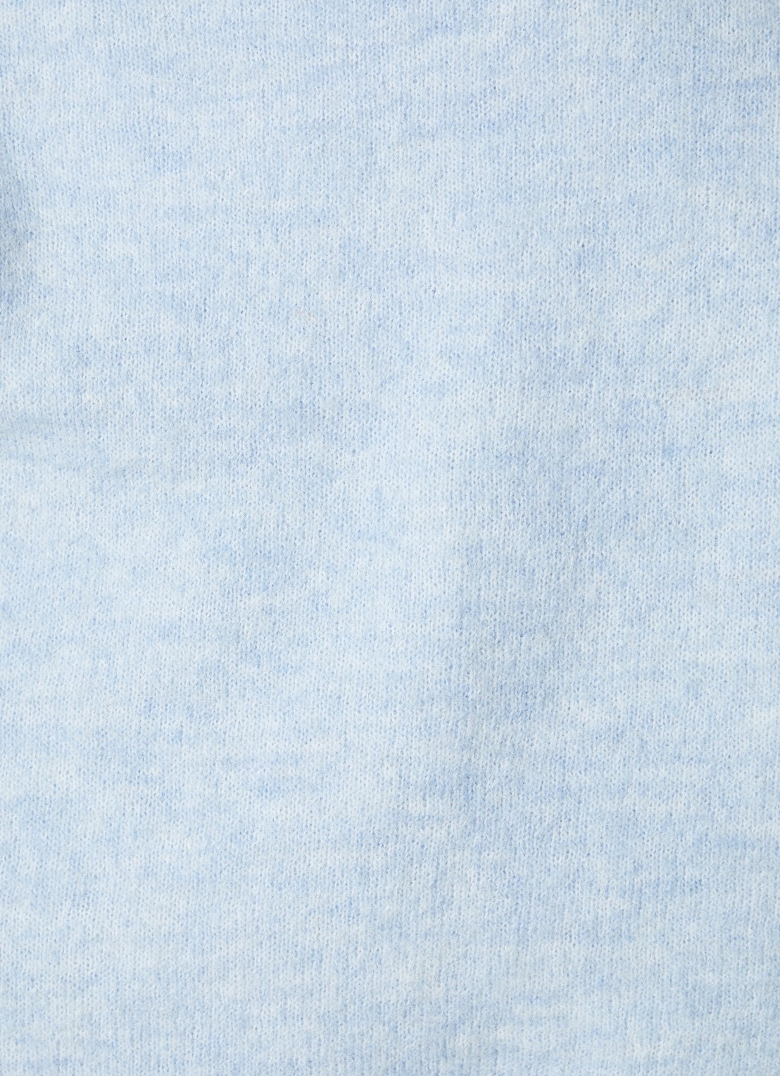 Selected Lulu fijngebreide trui in alpaca wolblend - detail 5 lichtblauw