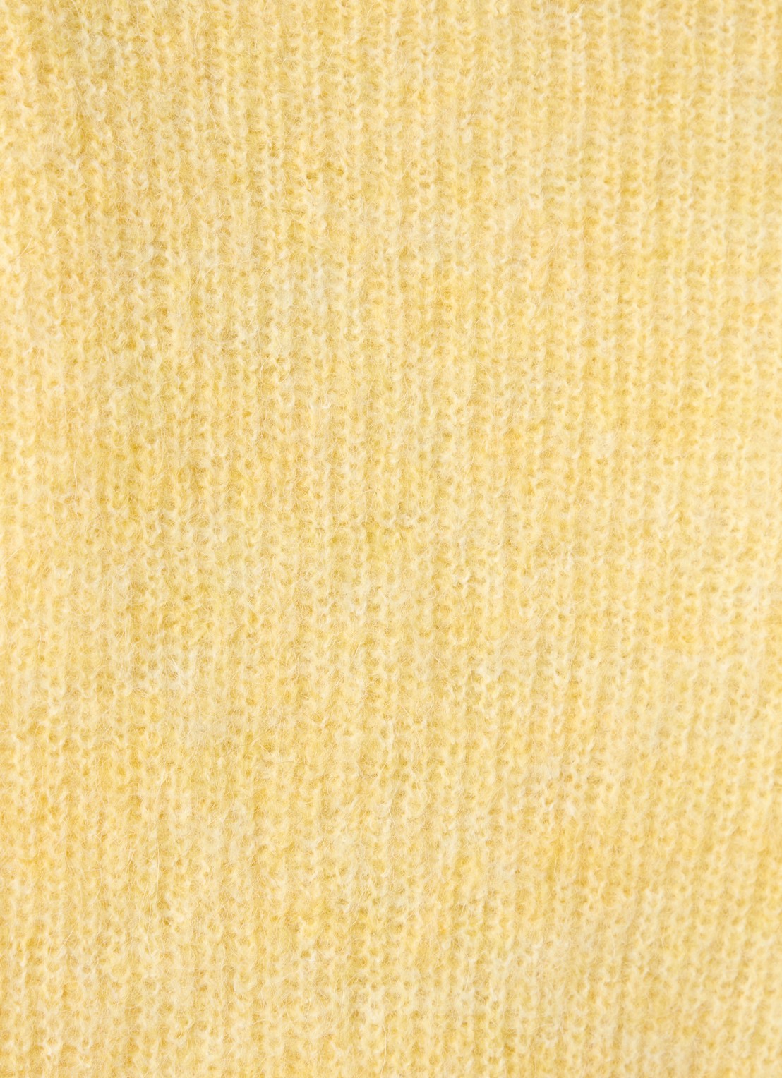 Selected Lulu grofgebreid vest in alpaca wolblend - detail 2 geel