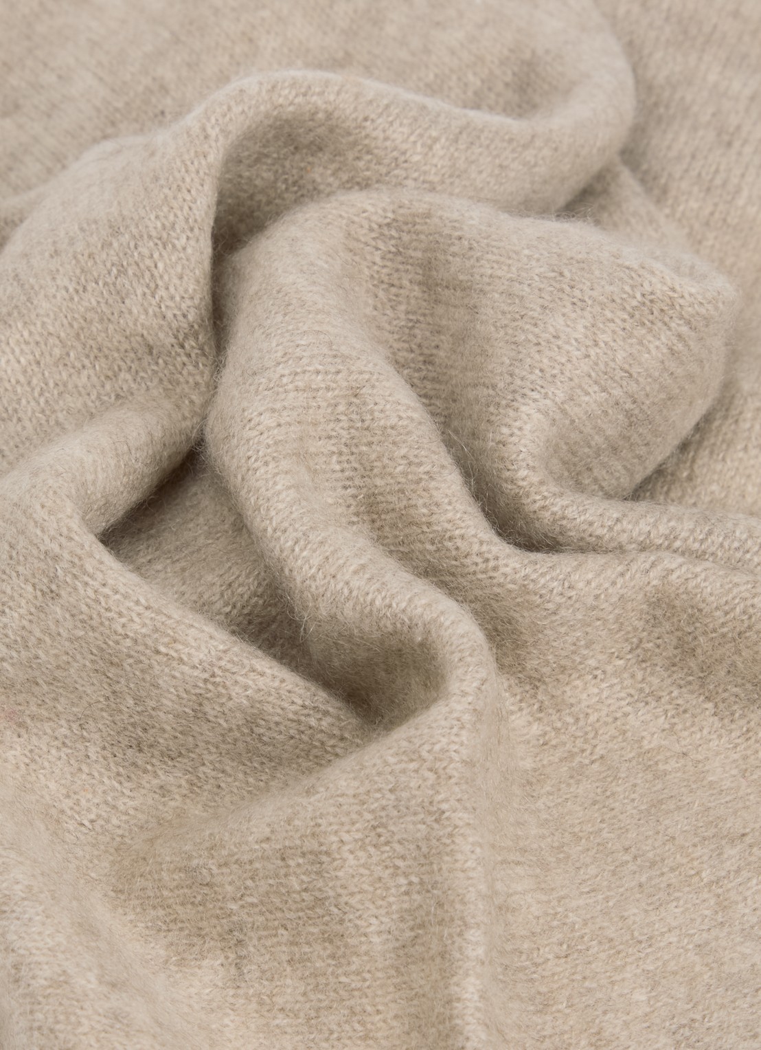 Selected Maria sjaal van kasjmier 115 x 25 cm - detail 3 beige