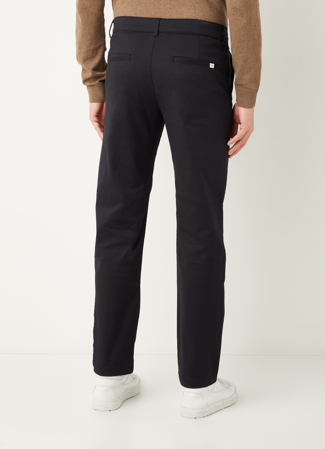 Selected Straight fit chino met stretch - achterkant 5 zwart