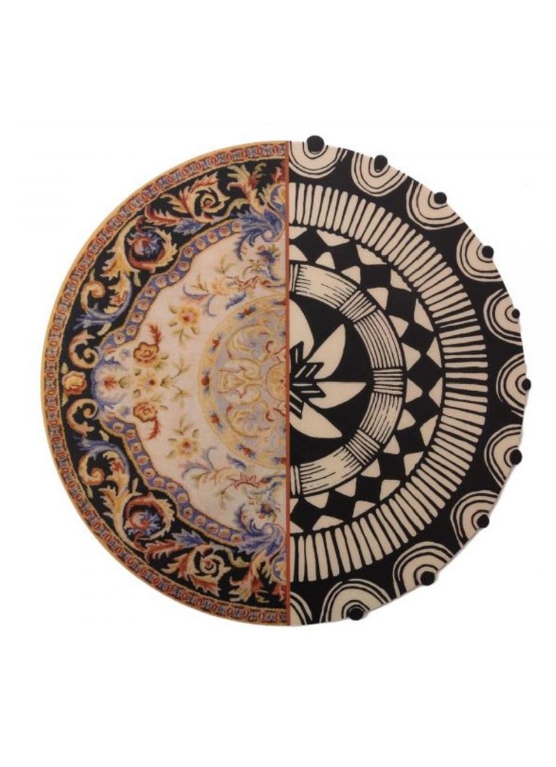 Seletti Hybrid placemat  - voorkant bruin