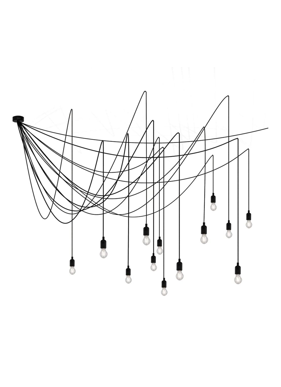 Seletti Maman hanglamp dimbaar 23 x 43 x 23 cm - voorkant 3 transparant