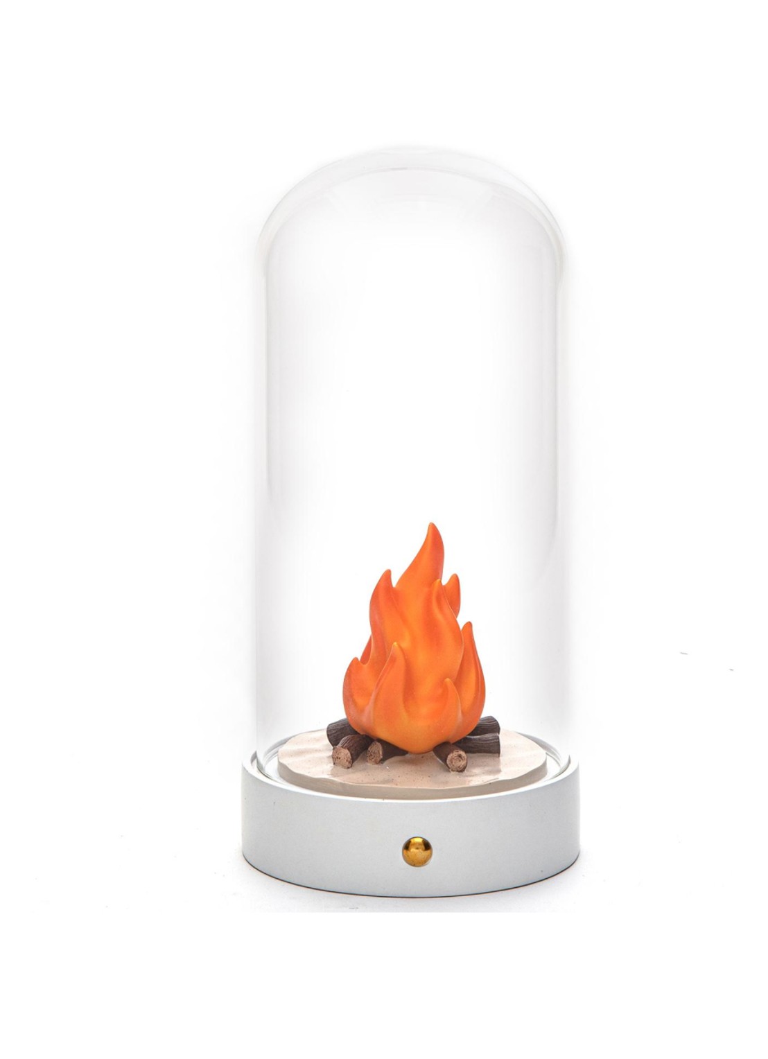Seletti My Little Bonfire tafellamp LED - voorkant wit