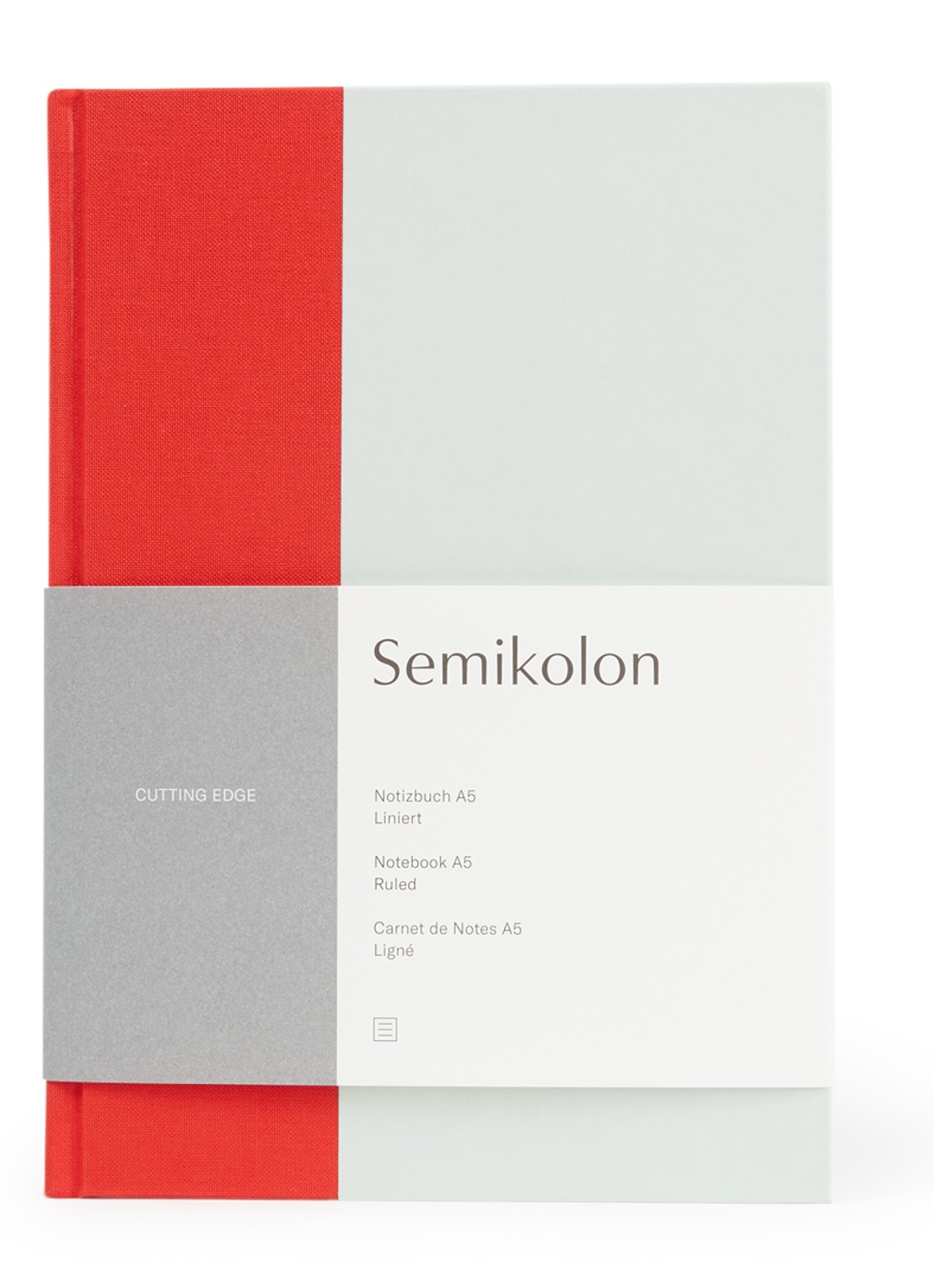 Semikolon Cutting Edge A5 notitieboek - voorkant multicolor