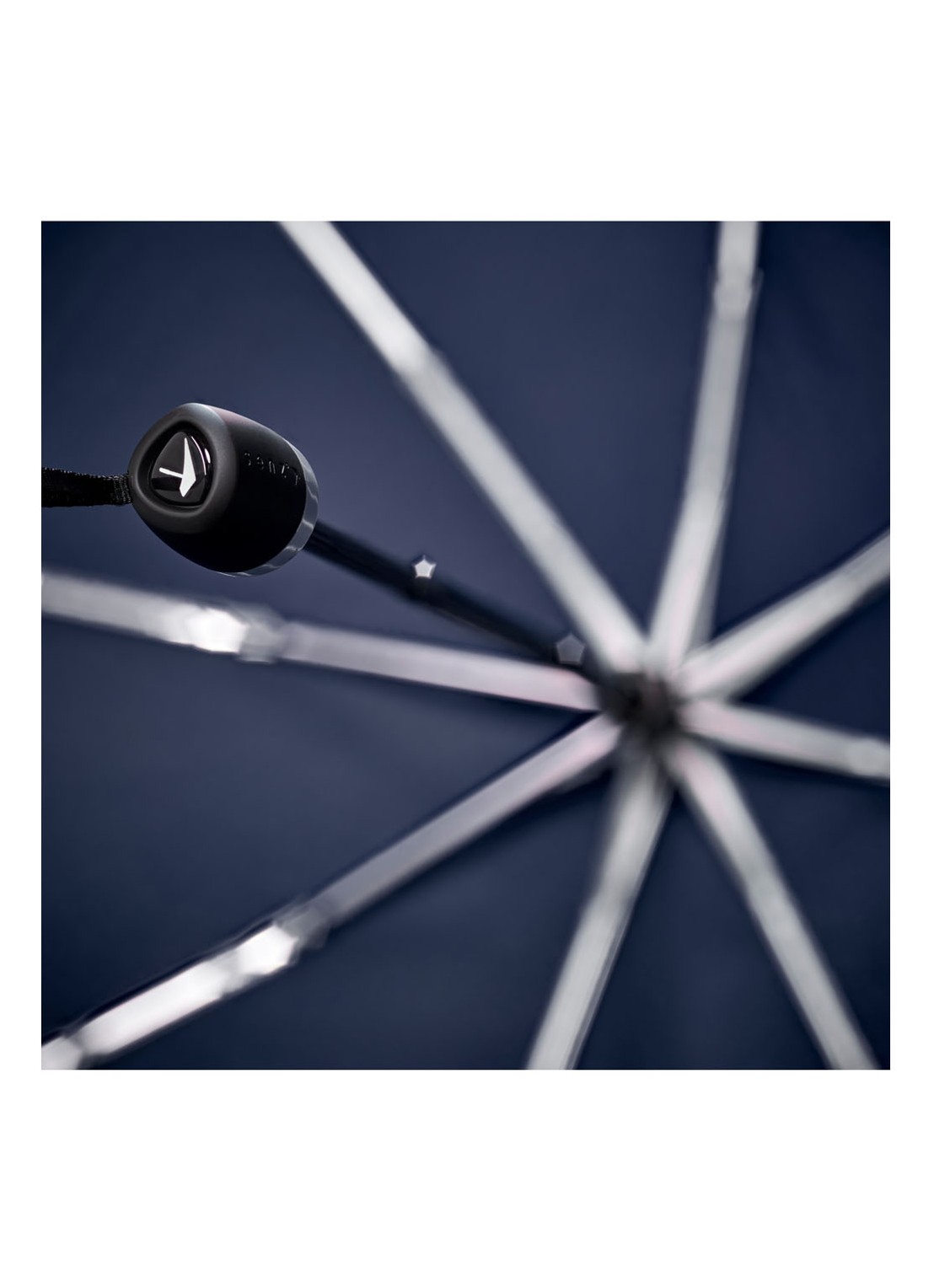 Senz Mini aerodynamische opvouwbare stormparaplu  - detail 3 donkerblauw