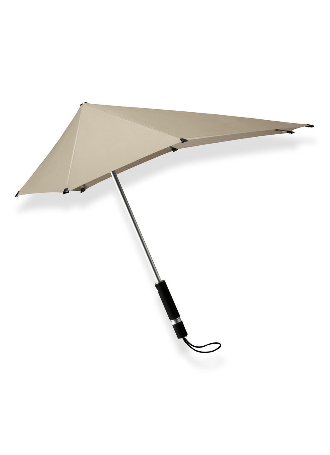 Senz Original aerodynamische lange stormparaplu - voorkant 4 beige