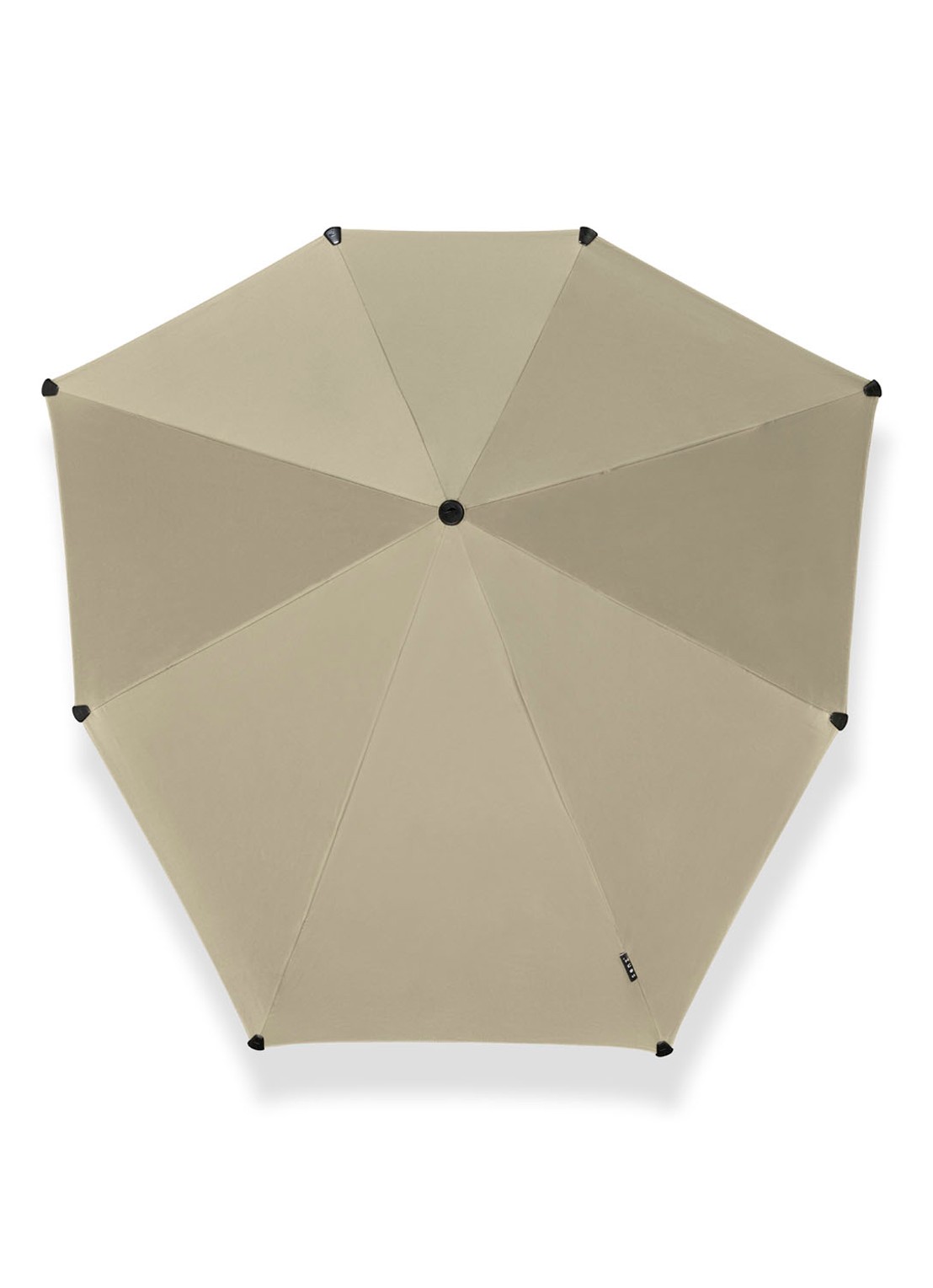 Senz Original aerodynamische lange stormparaplu - voorkant 5 beige