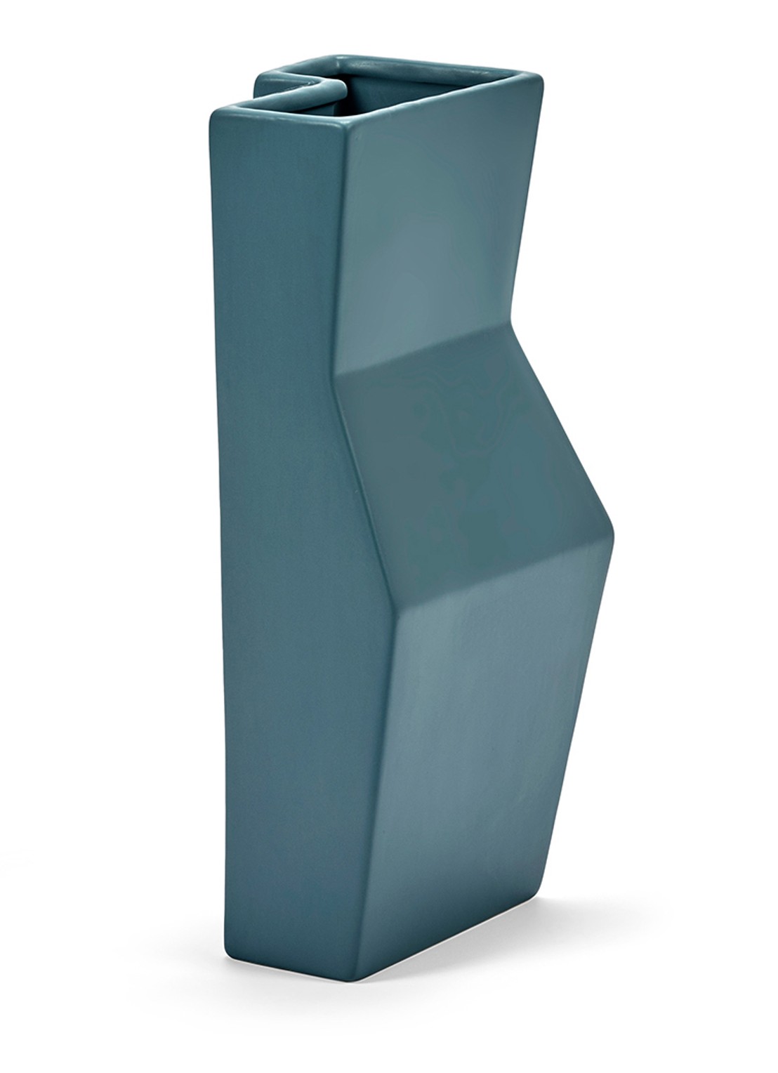 Serax °1 vaas van keramiek 38 cm  - achterkant 4 blauw