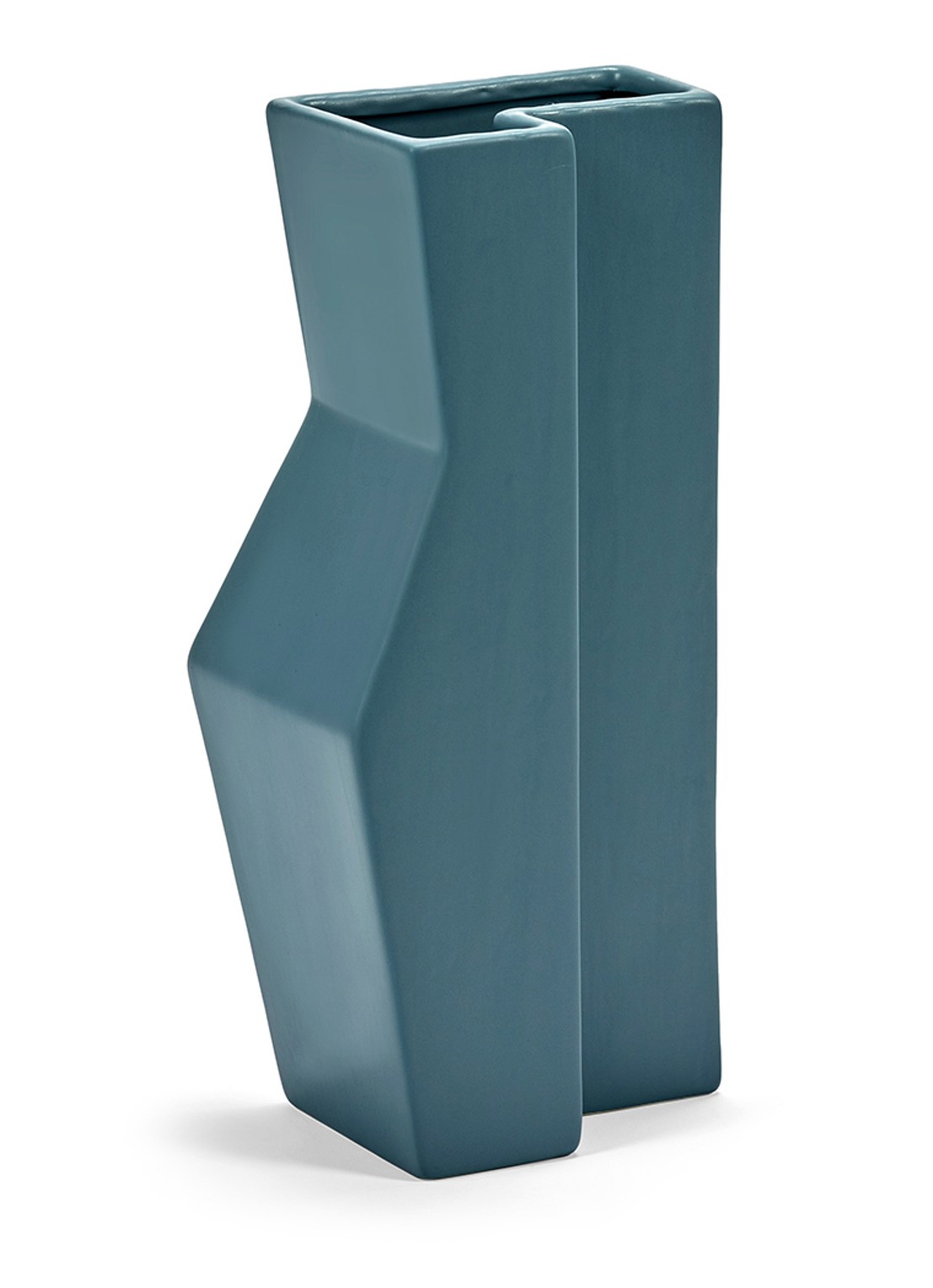 Serax °1 vaas van keramiek 38 cm  - voorkant 3 blauw