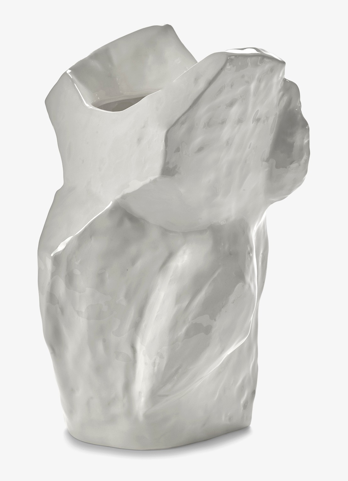 Serax After Midnight Uil vaas L 30 cm - voorkant 2 wit