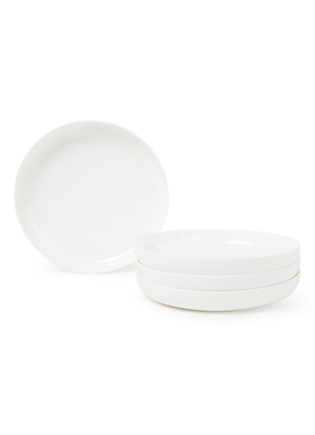 Serax Base By Piet Boon diep bord 20 cm set van 4 - voorkant 2 wit