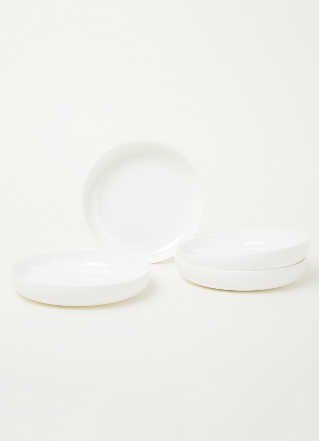 Serax Base By Piet boon ontbijtbord 16 cm set van 4 - voorkant 2 wit