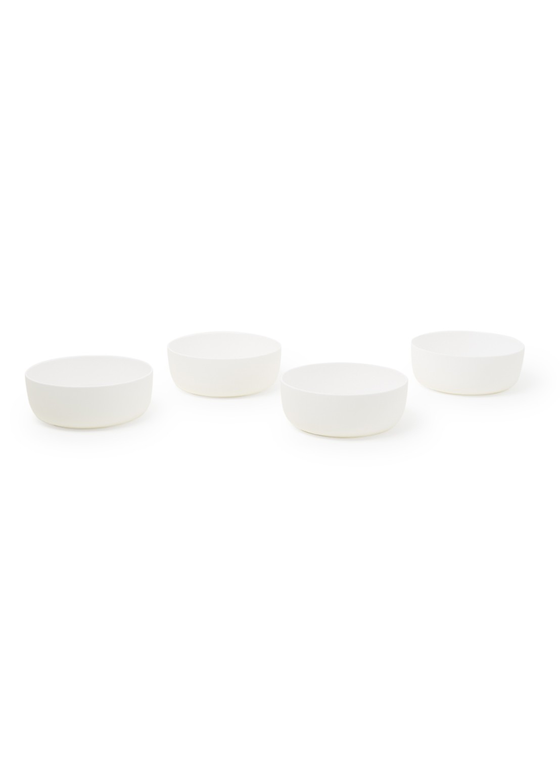 Serax Base kom M 16 cm set van 4 - voorkant 2 wit