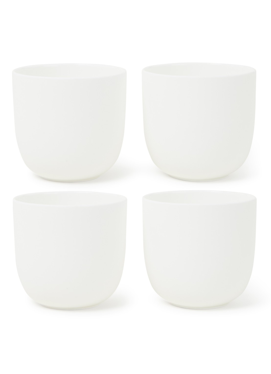 Serax Base kopje 28 cl set van 4 - voorkant 2 wit
