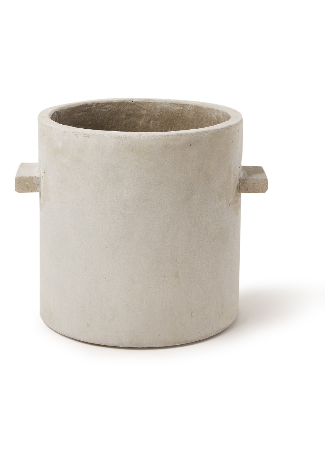 Serax Bloempot van beton voor binnen Ø 20 cm - voorkant lichtgrijs