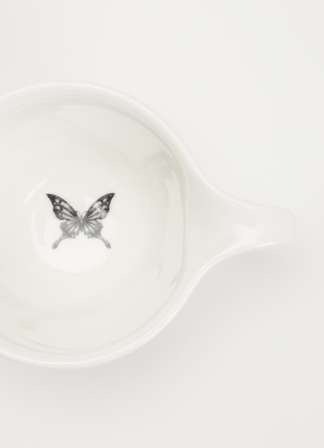 Serax Butterfly Capuccino kopje 15 cl - voorkant 2 wit