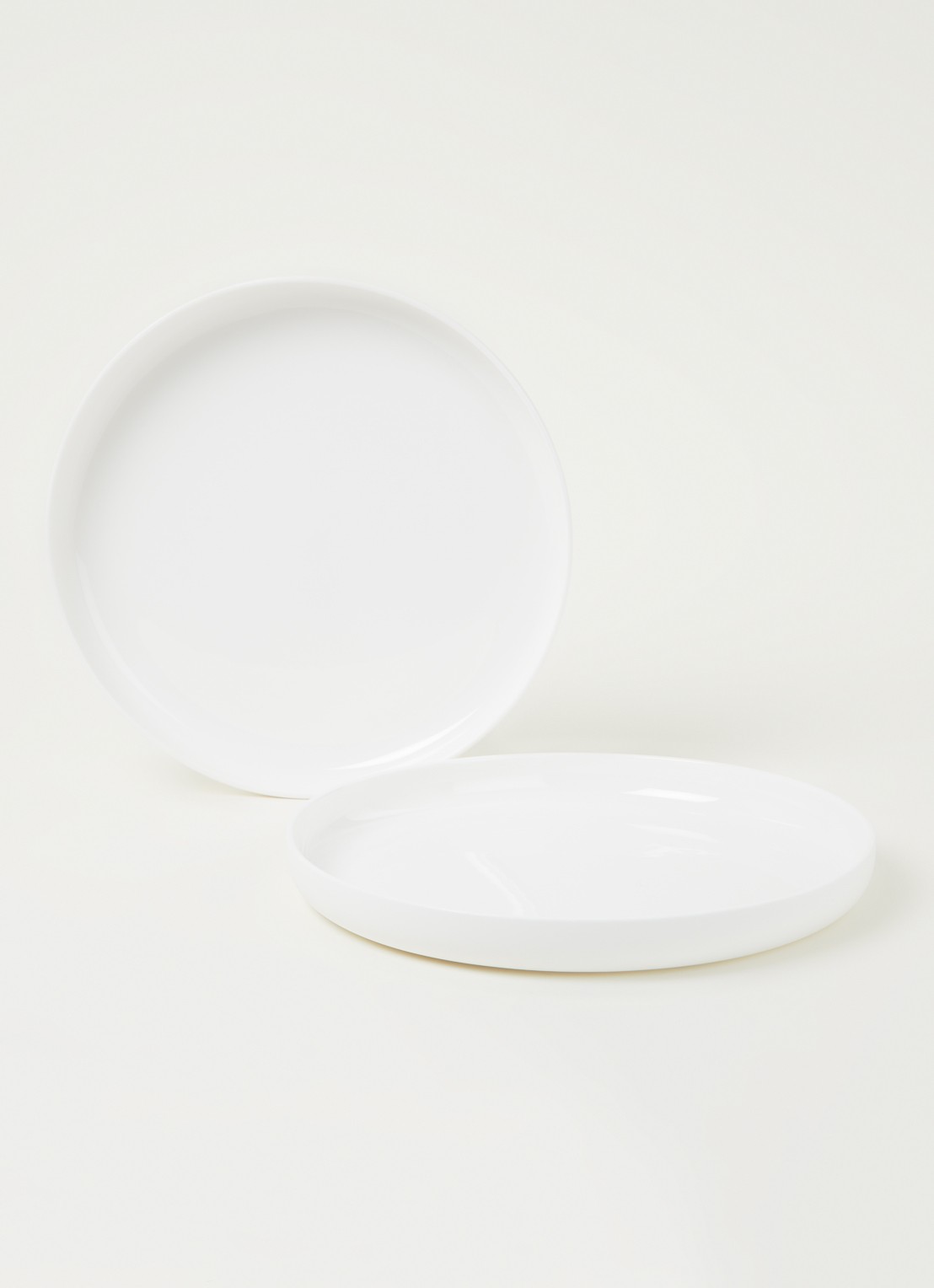 Serax By Piet Boon dinerbord XL 28 cm set van 2 - voorkant 2 wit
