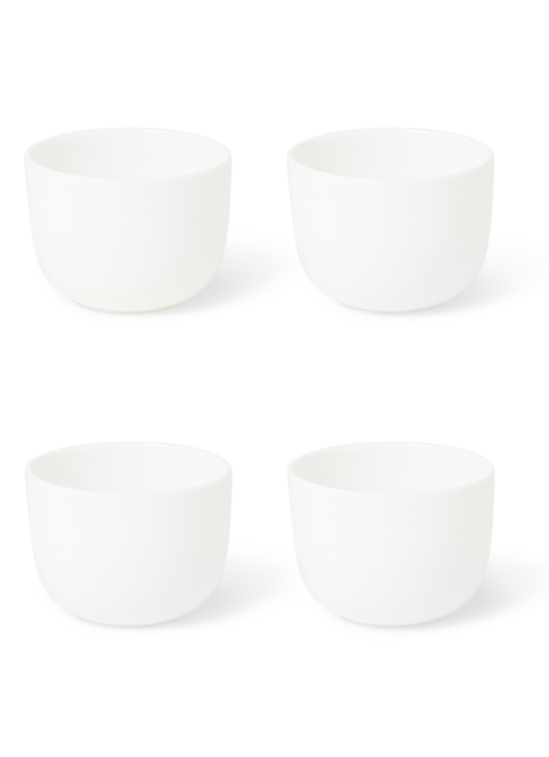 Serax By Piet Boon espressokopje 10 cl set van 4 - voorkant wit