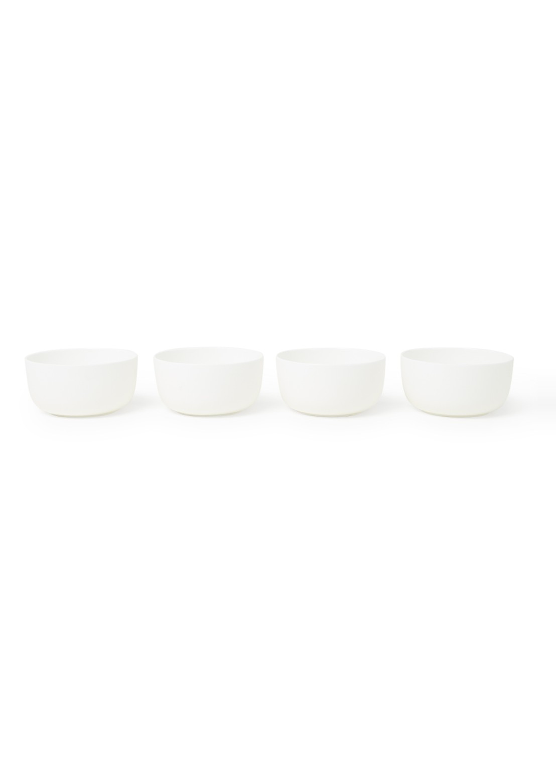 Serax By Piet Boon kom S 12 cm set van 4 - voorkant gebroken wit