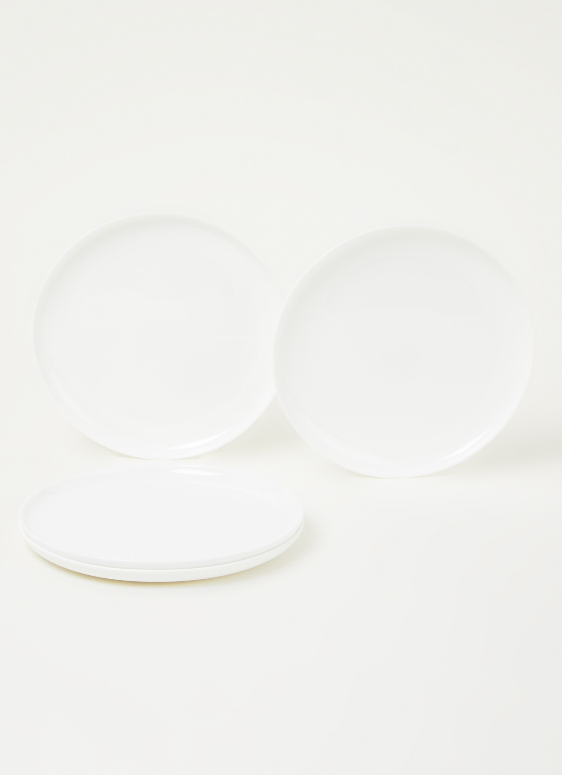 Serax By Piet Boon ontbijtbord M 20 cm set van 4 - voorkant 2 wit