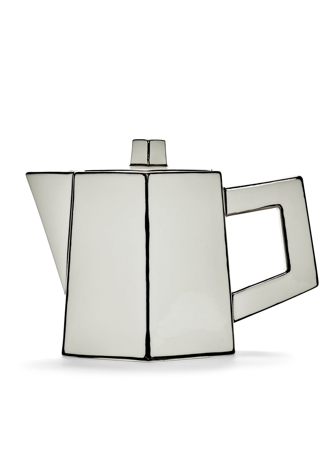Serax Carte Blanche theepot - achterkant 7 wit